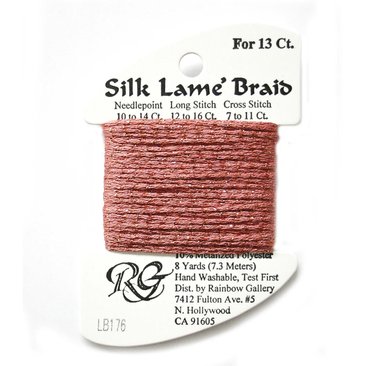 Silk Lame 13 - LB176 Coral