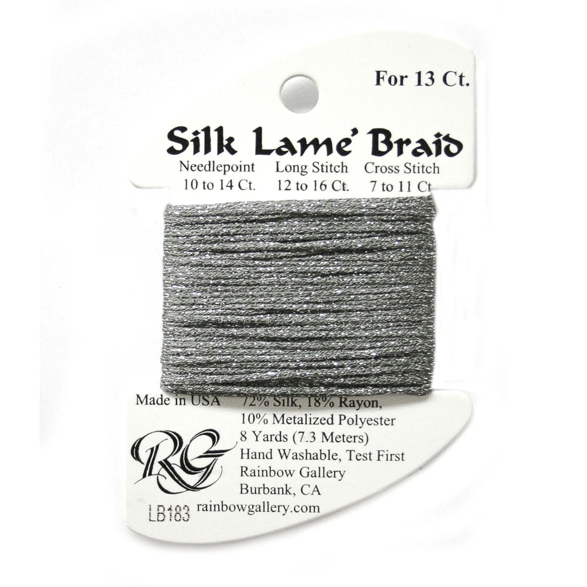 Silk Lame 13 - LB183 Gray Stone
