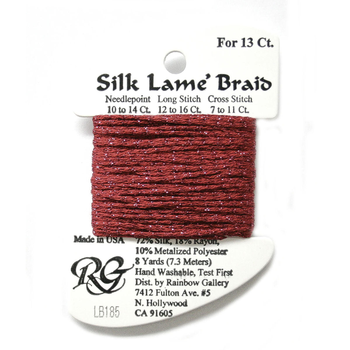 Silk Lame 13 - LB185 Tango Red
