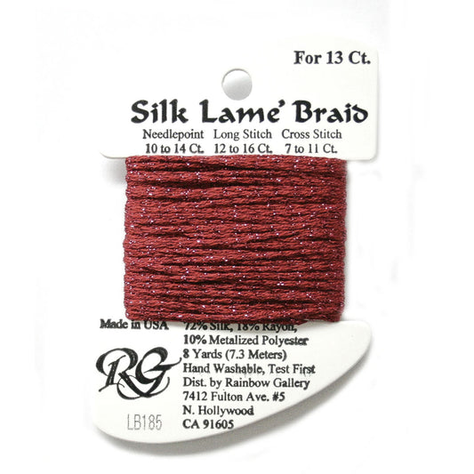 Silk Lame 13 - LB185 Tango Red