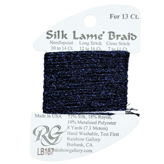 Silk Lame 13 - LB187 Mood Indigo