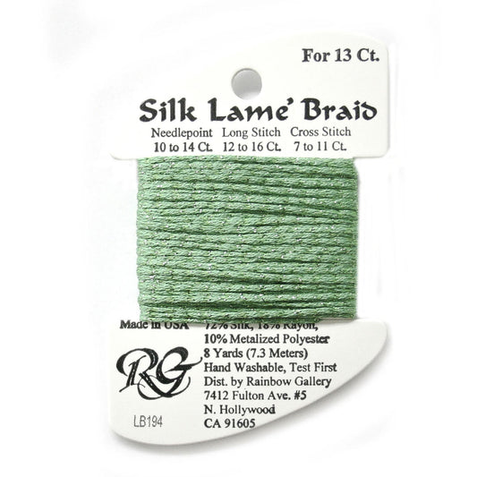 Silk Lame 13 - LB194 Green Briar