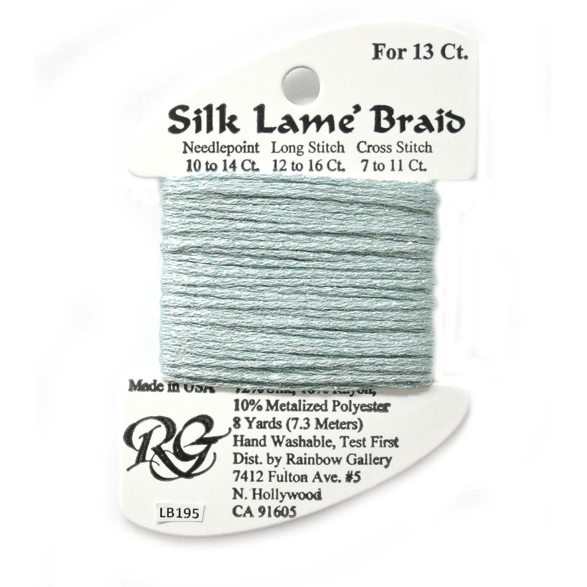 Silk Lame 13 - LB195 Marine Blue
