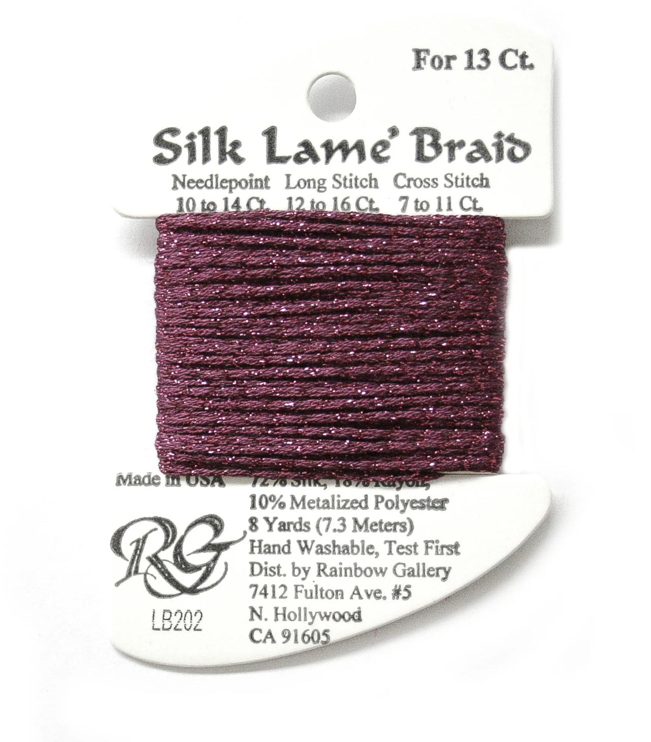 Silk Lame 13 - LB202 Wild Plum
