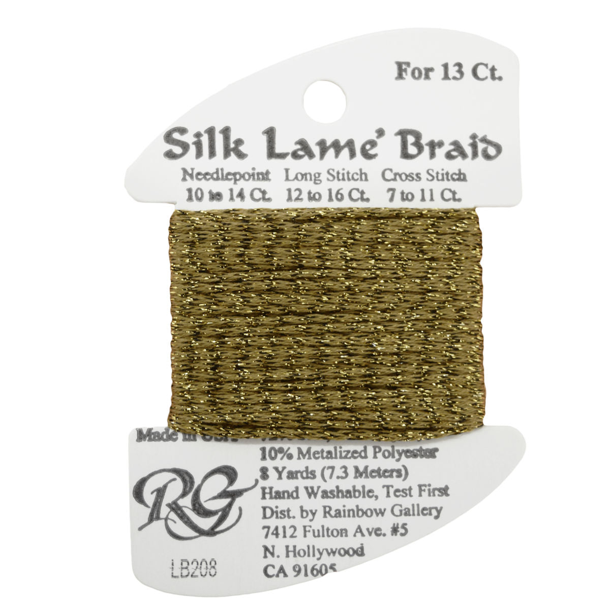Silk Lame 13 - LB208 Antique Bronze