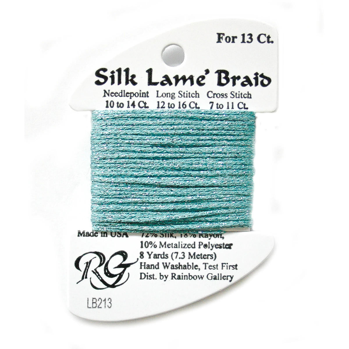 Silk Lame 13 - LB213 Dusty Turquoise