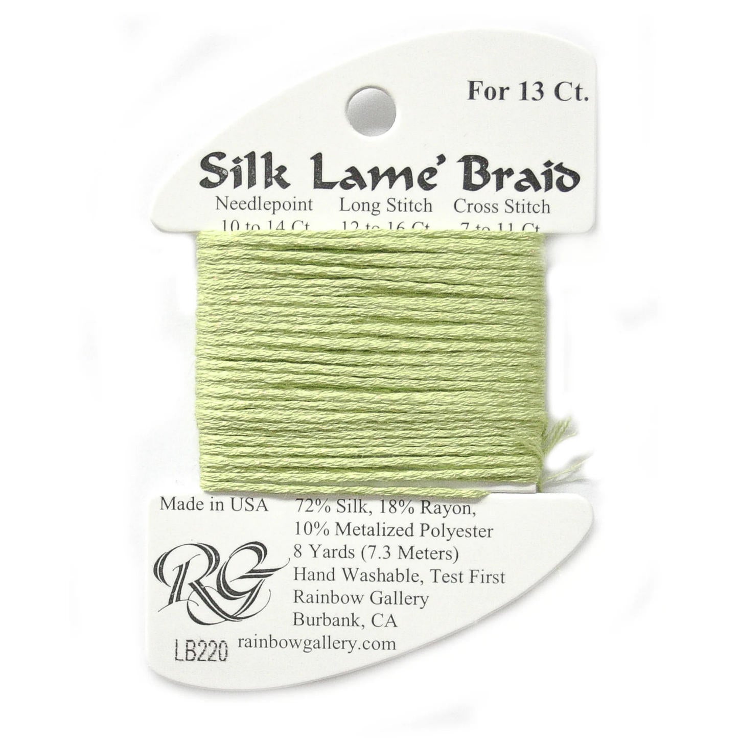 Silk Lame 13 - LB220 Lemon Grass