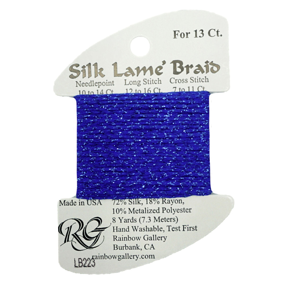 Silk Lame 13 - LB223 Crystal Blue