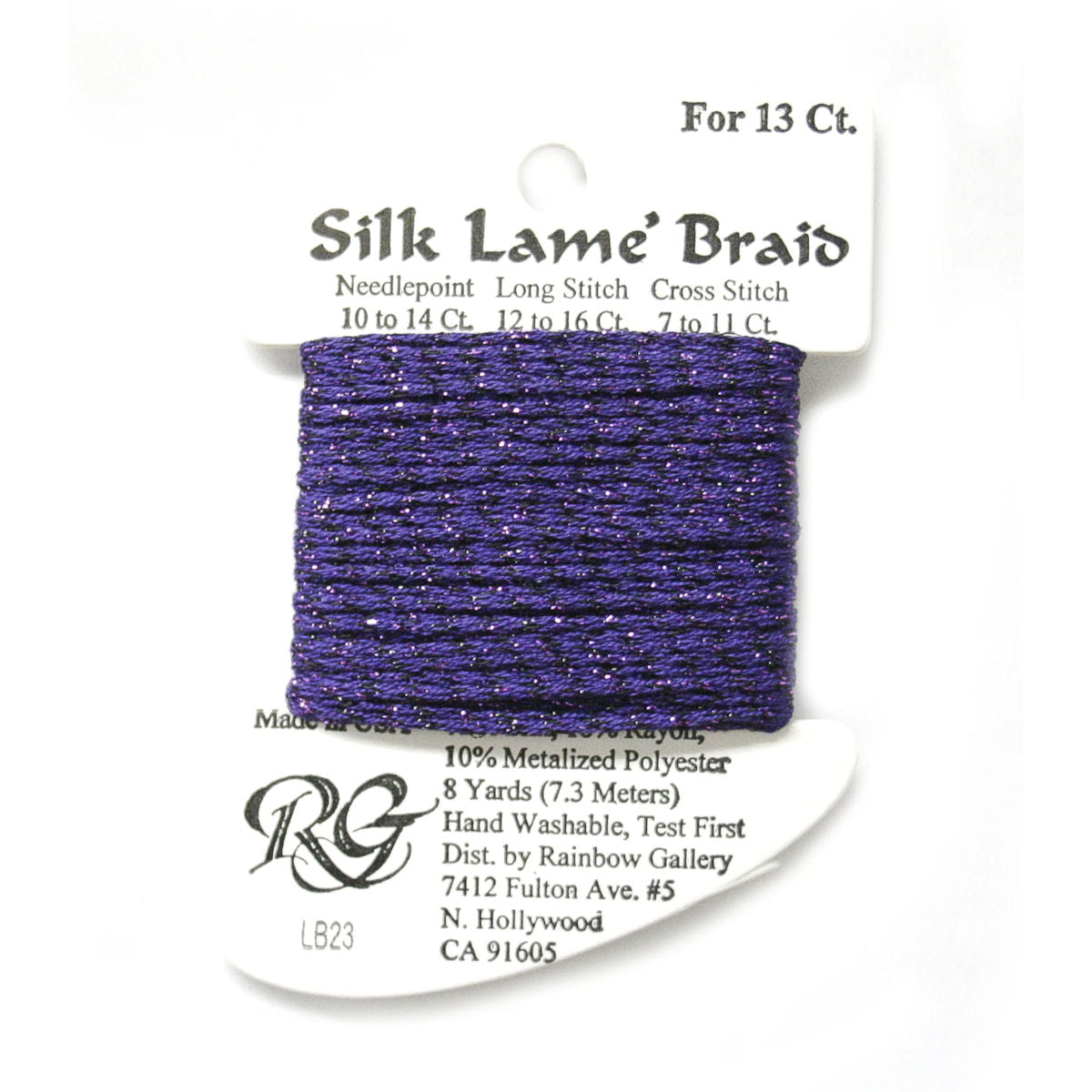 Silk Lame 13 - LB23 Dark Lavender