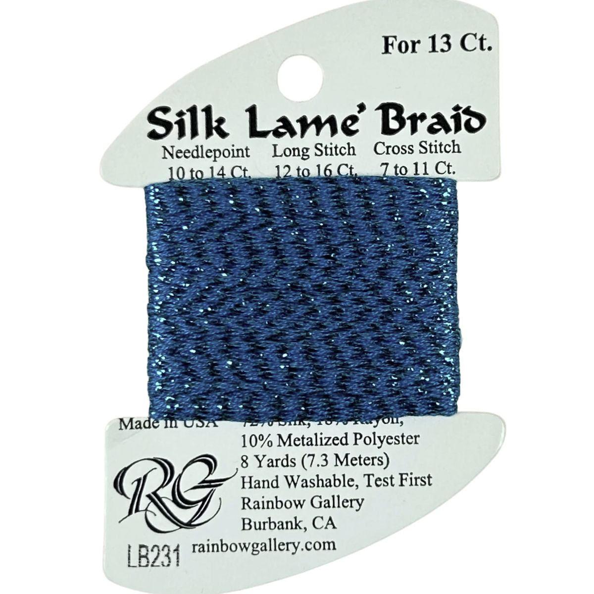 Silk Lame 13 - LB231 Blue Jewell
