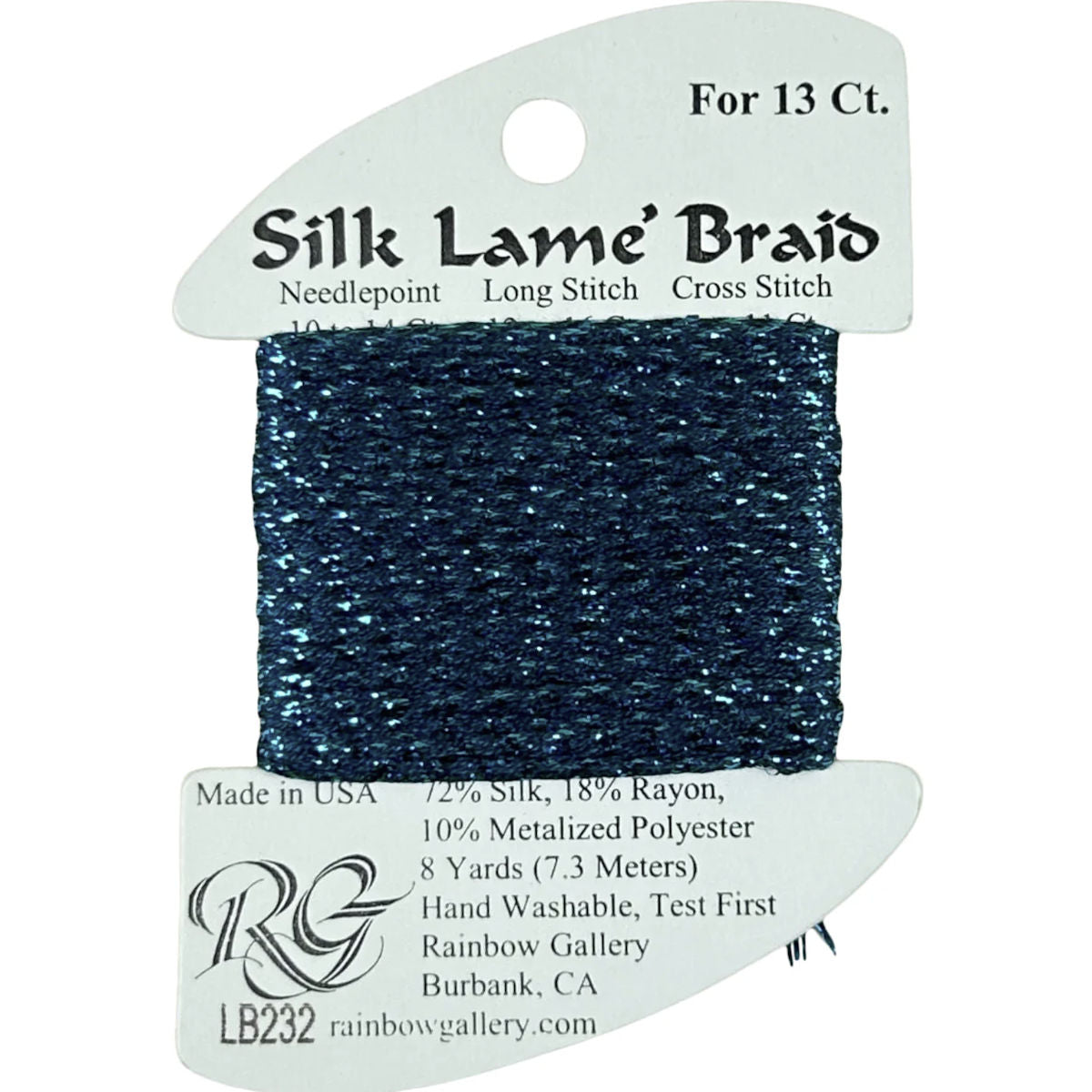 Silk Lame 13 - LB232 Maui Blue