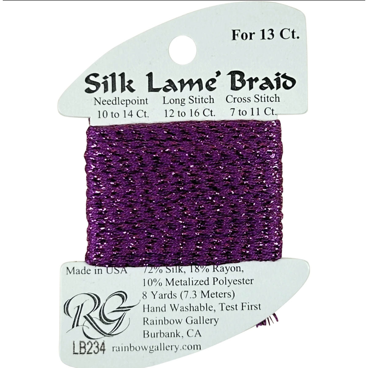 Silk Lame 13 - LB234 Striking Purple