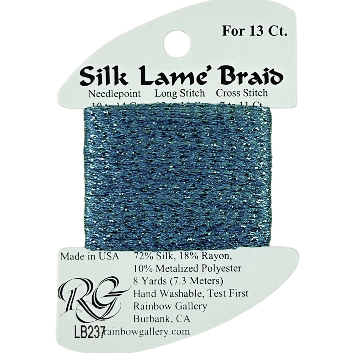 Silk Lame 13 - LB237 Aqua Bay