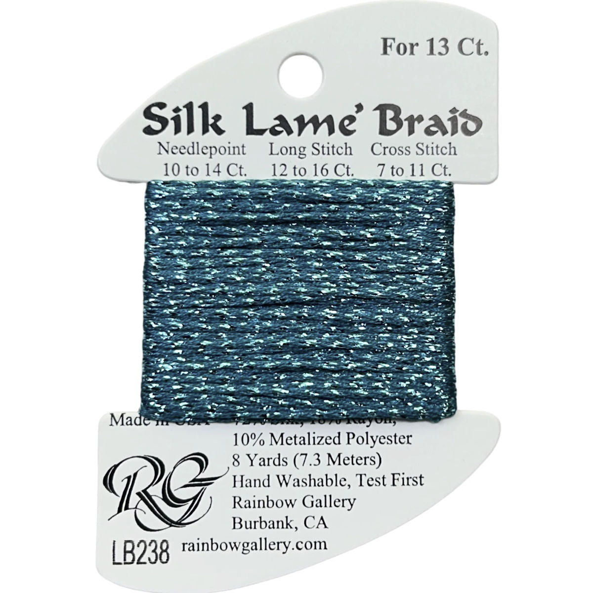 Silk Lame 13 - LB238 Teal Zeal