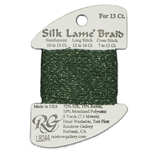 Silk Lame 13 - LB244 Vineyard Green
