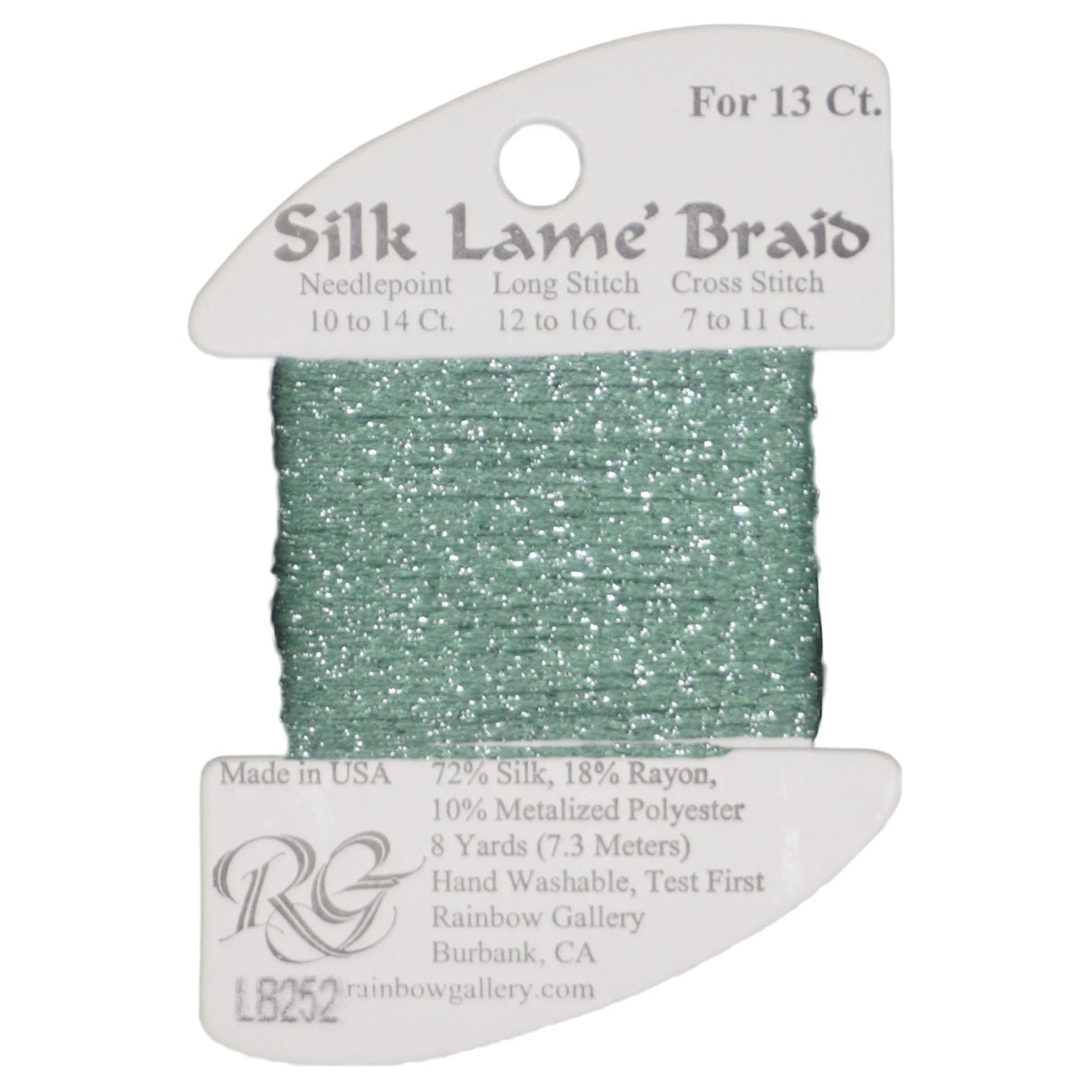 Silk Lame 13 - LB252 Caribbean Green