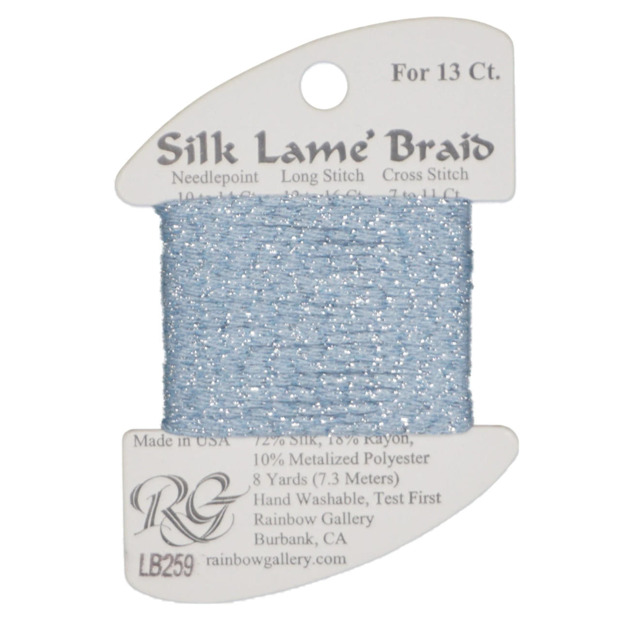 Silk Lame 13 - LB259 Blue Topaz