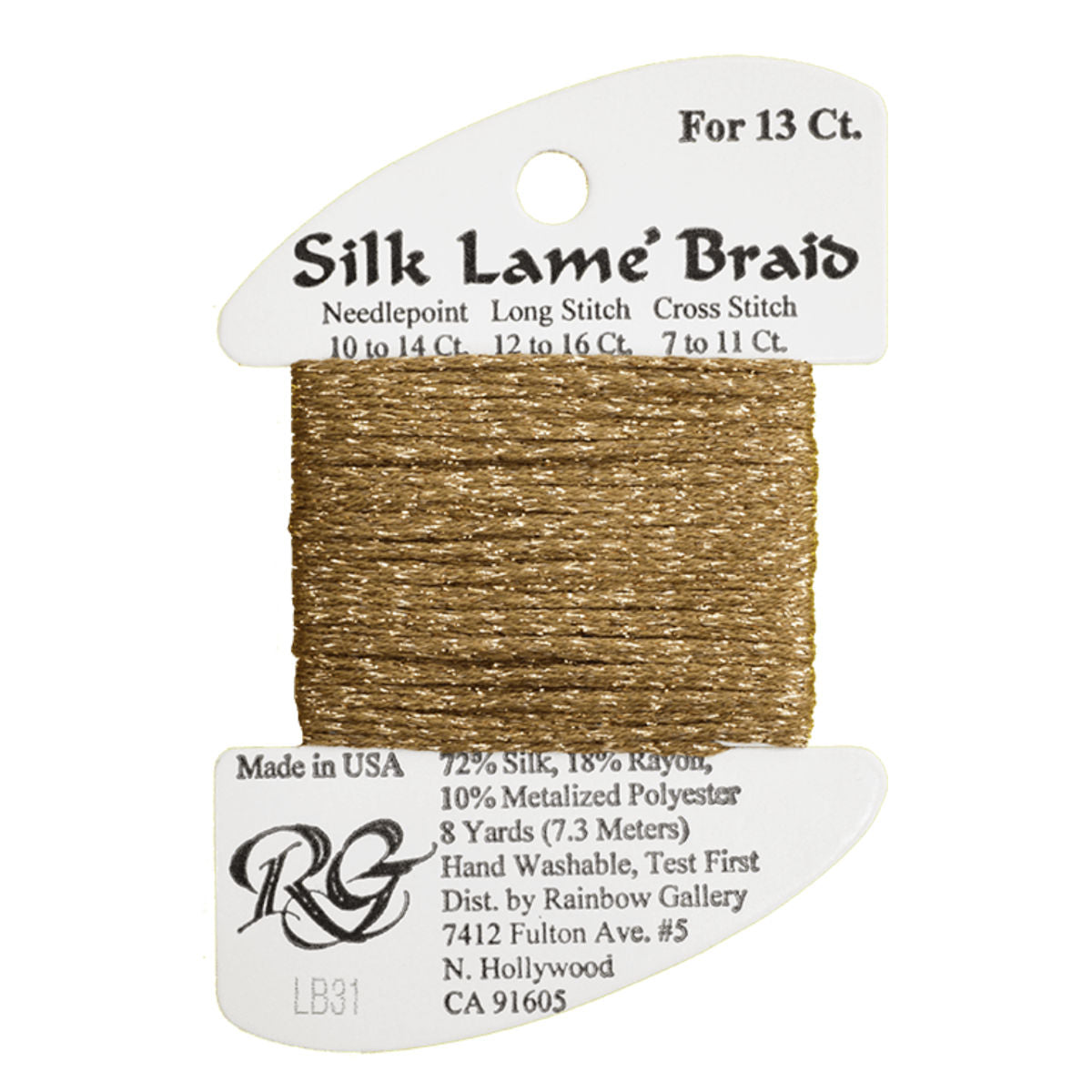 Silk Lame 13 - LB31 Copper