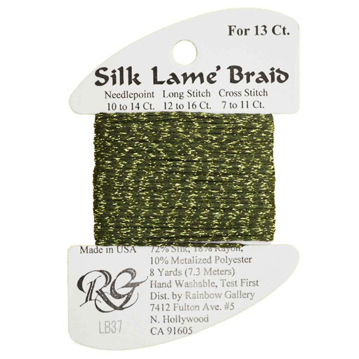 Silk Lame 13 - LB37 Dark Avocado