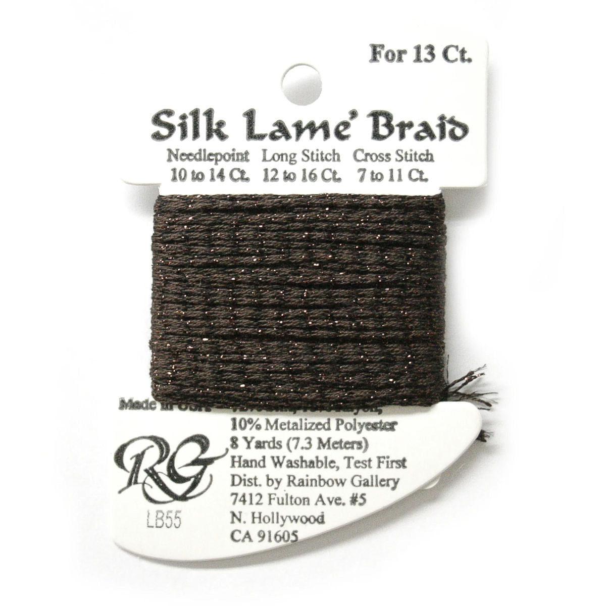 Silk Lame 13 - LB55 Dark Chocolate