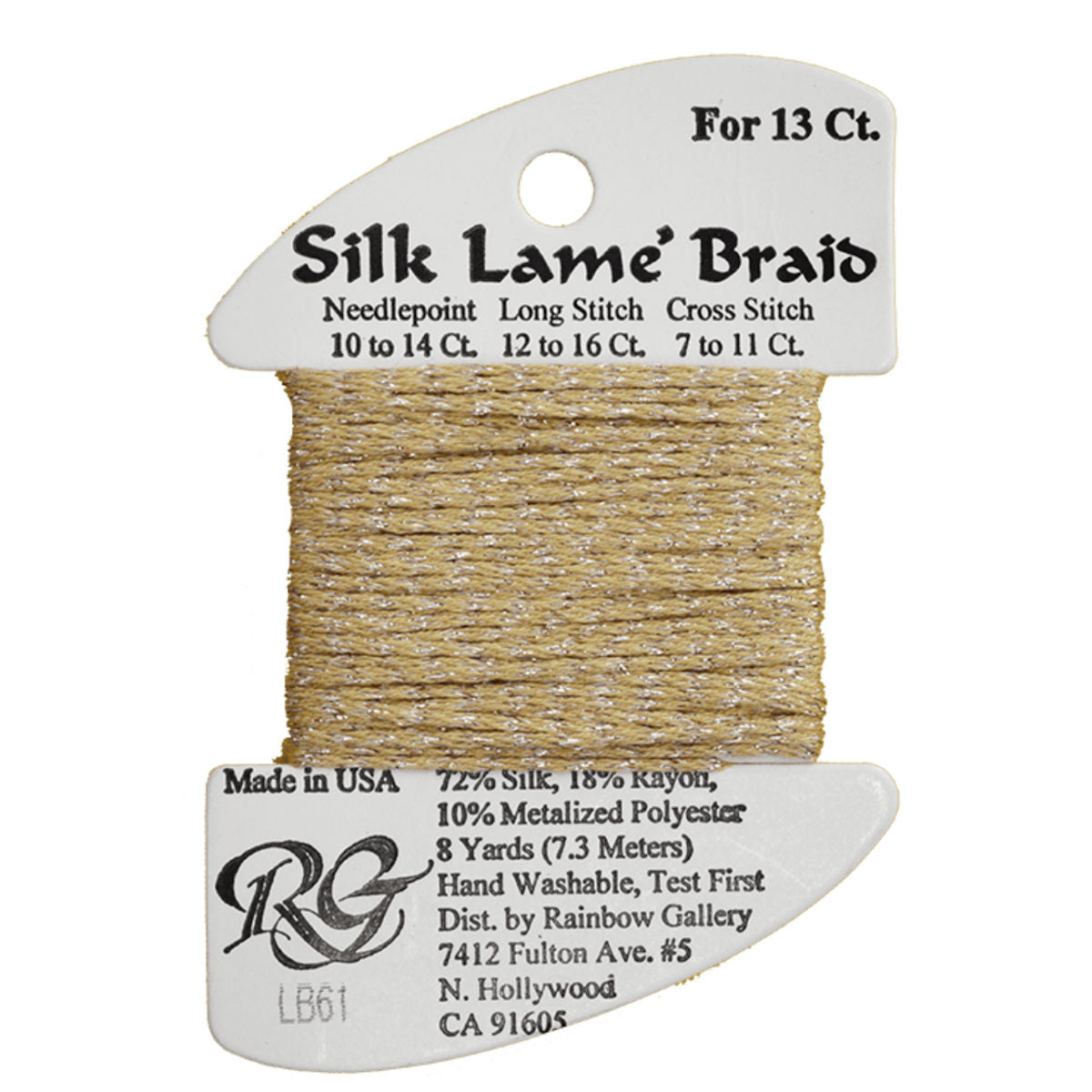 Silk Lame 13 - LB61 Sand Gold