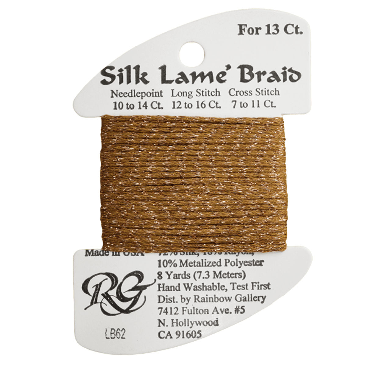 Silk Lame 13 - LB62 Dark Sand Gold
