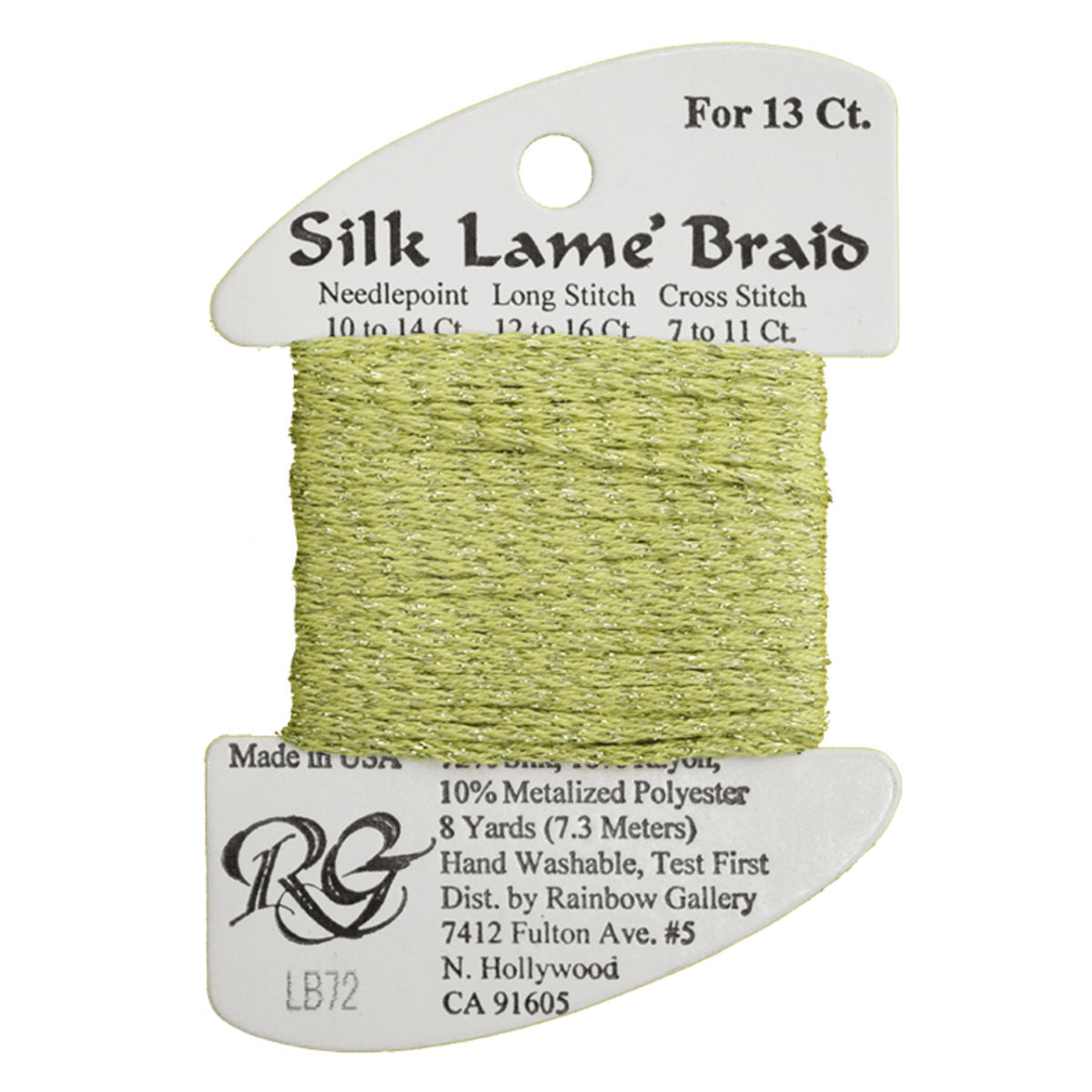Silk Lame 13 - LB72 Lite Chartreuse