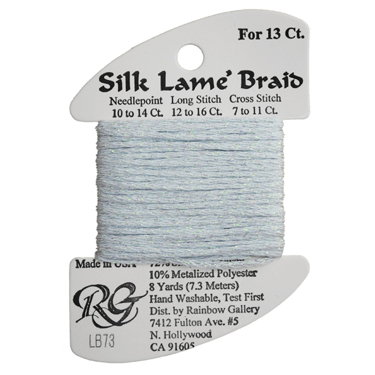 Silk Lame 13 - LB73 Pale Lavender Blue