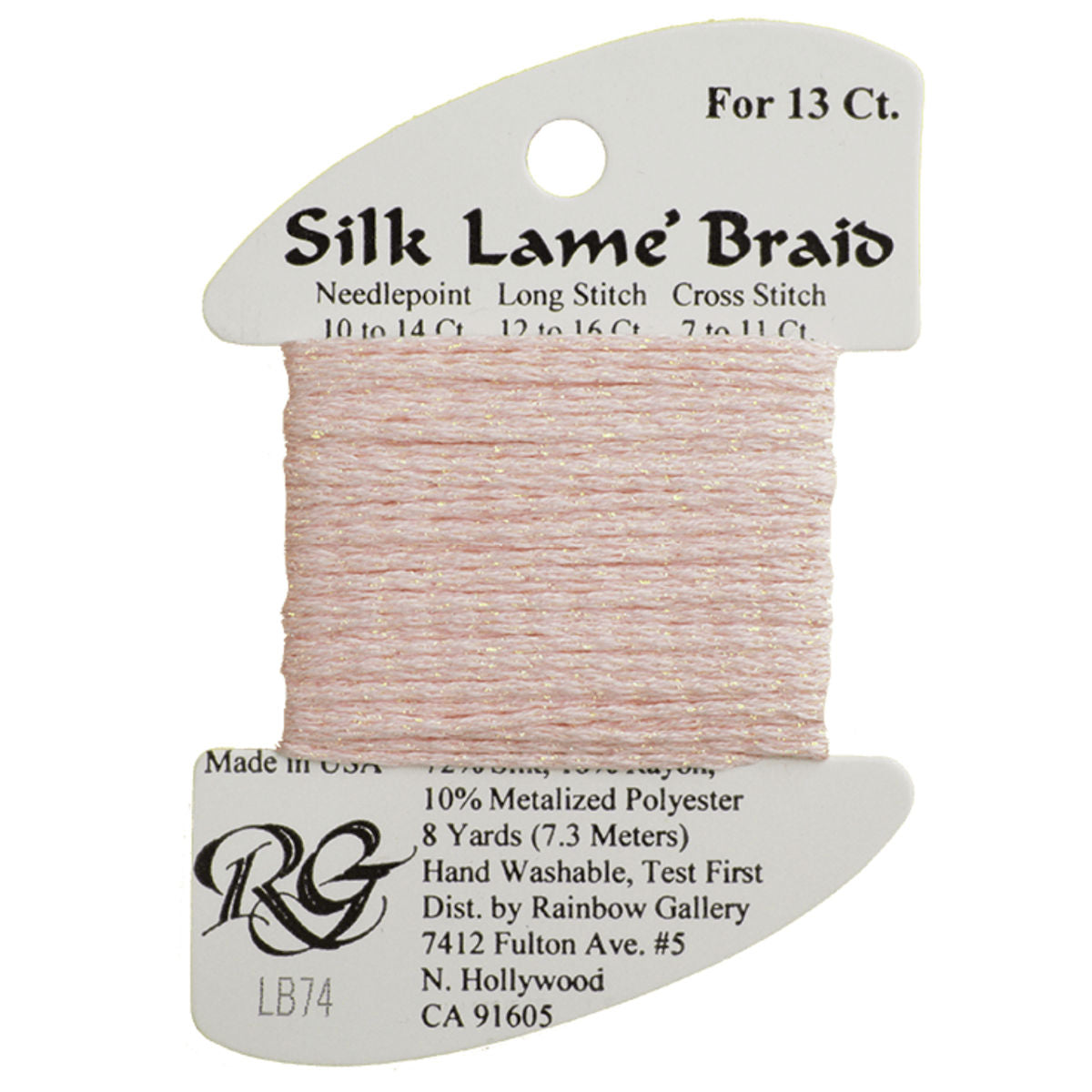 Silk Lame 13 - LB74 Pale Pink