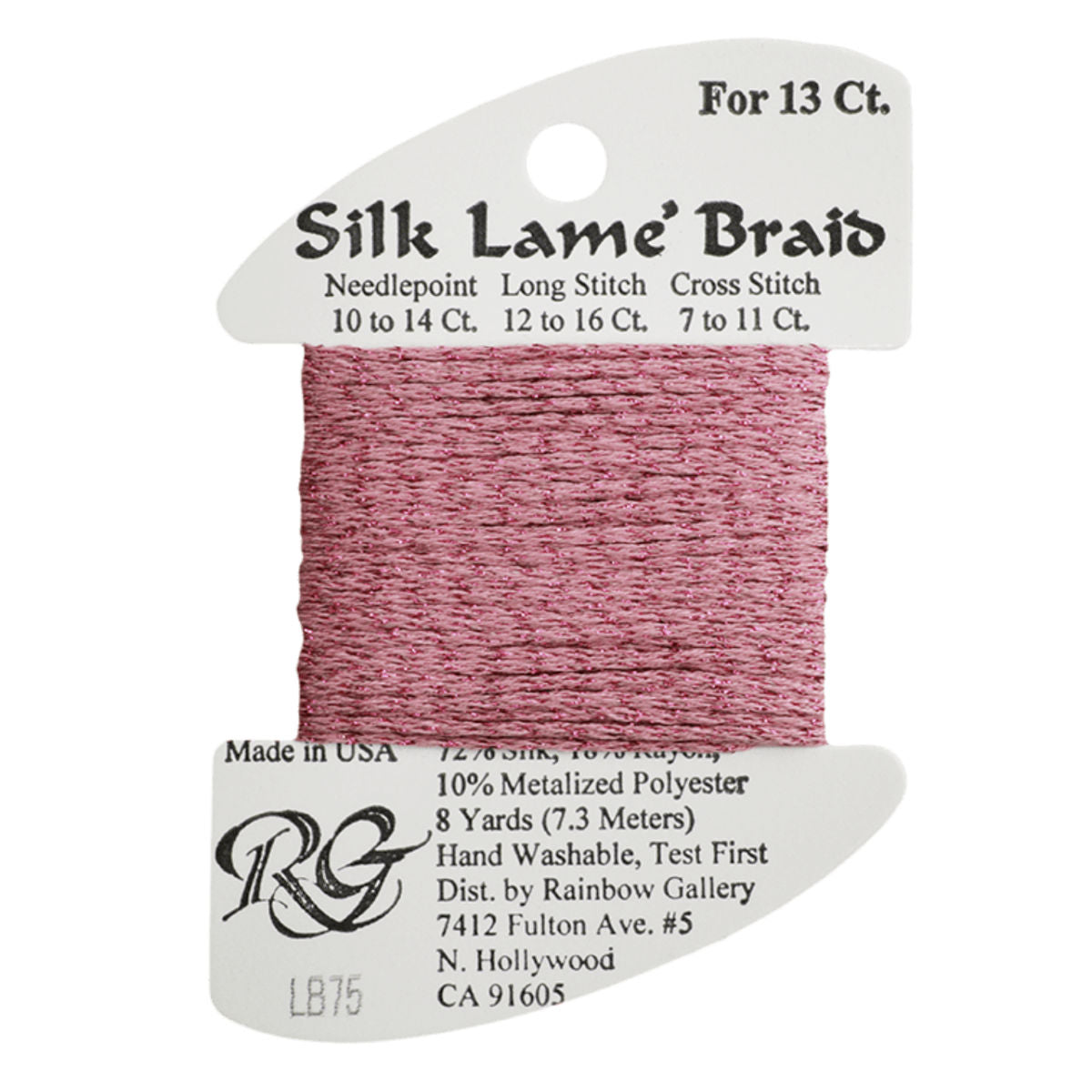 Silk Lame 13 - LB75 Wild Rose