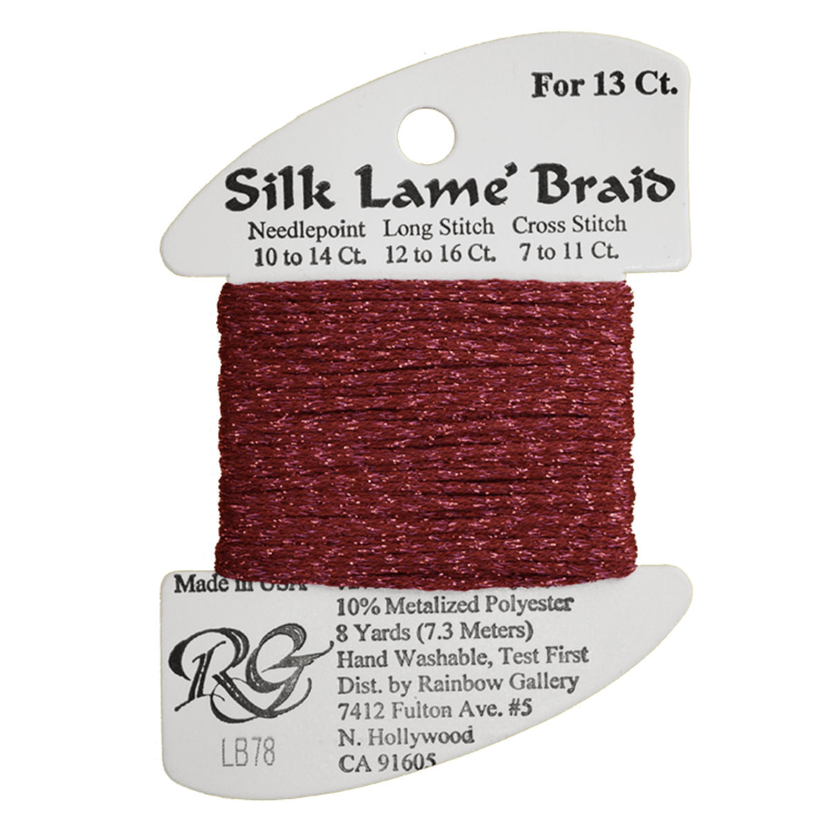 Silk Lame 13 - LB78 Cherry