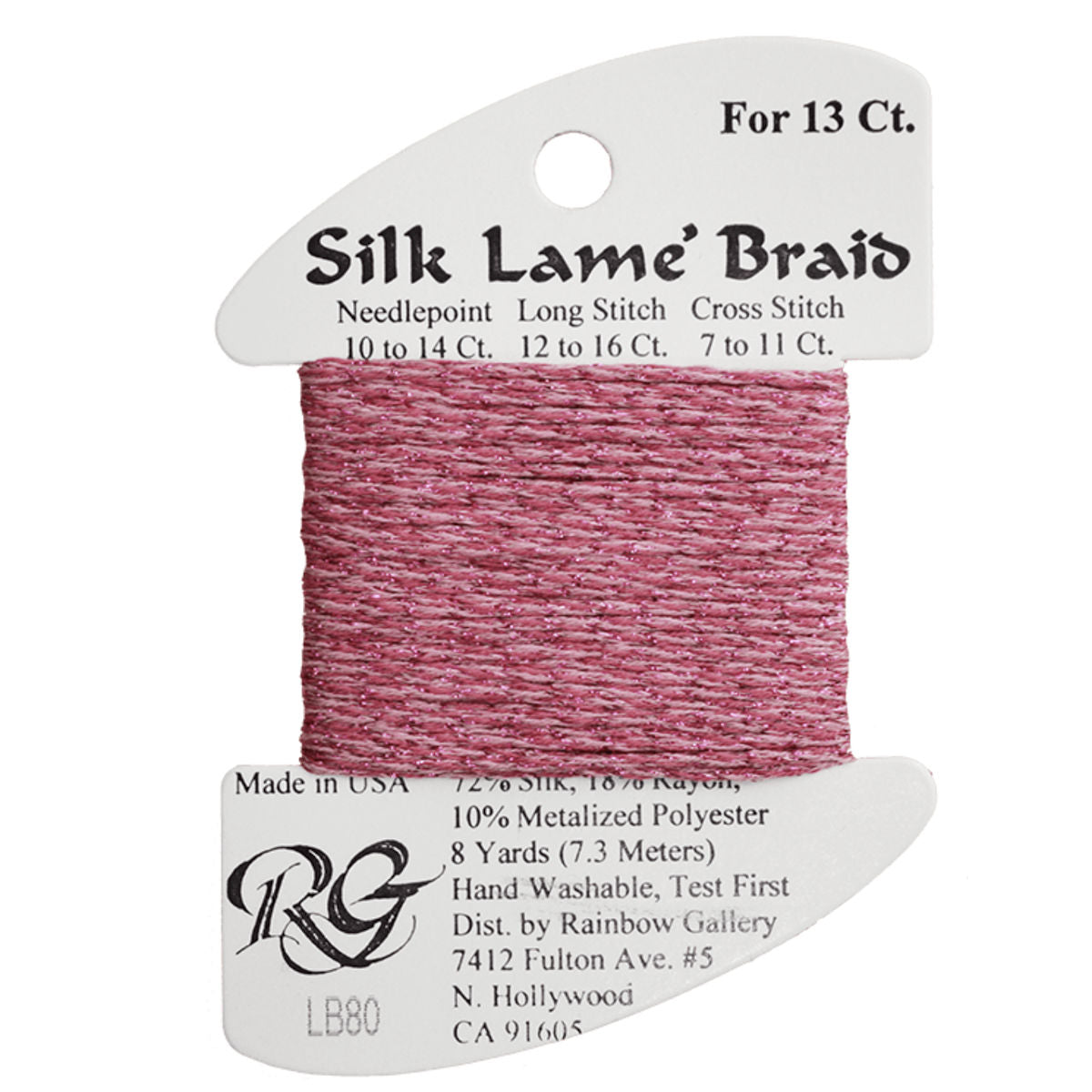 Silk Lame 13 - LB80 Pink Carnation