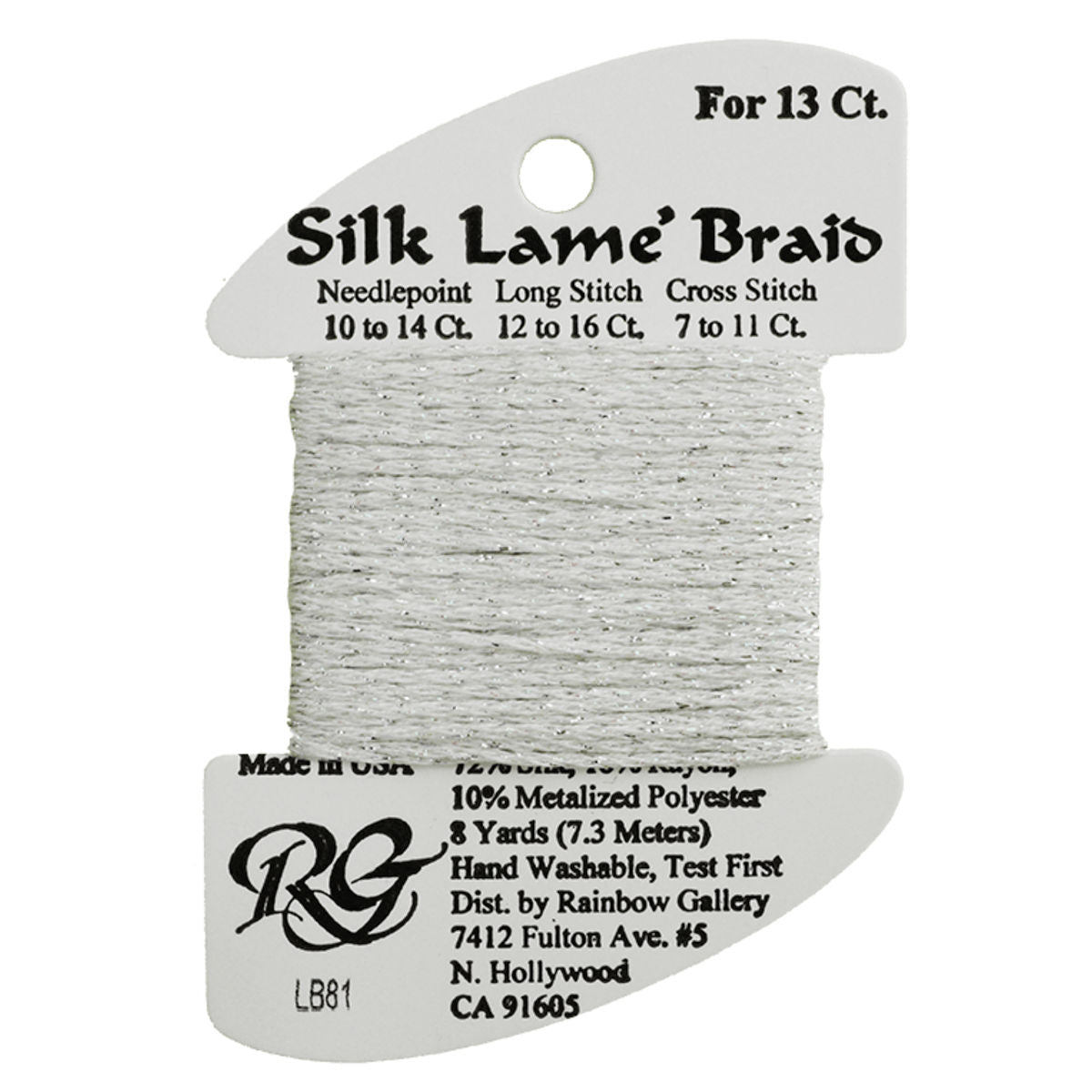 Silk Lame 13 - LB81 Platinum