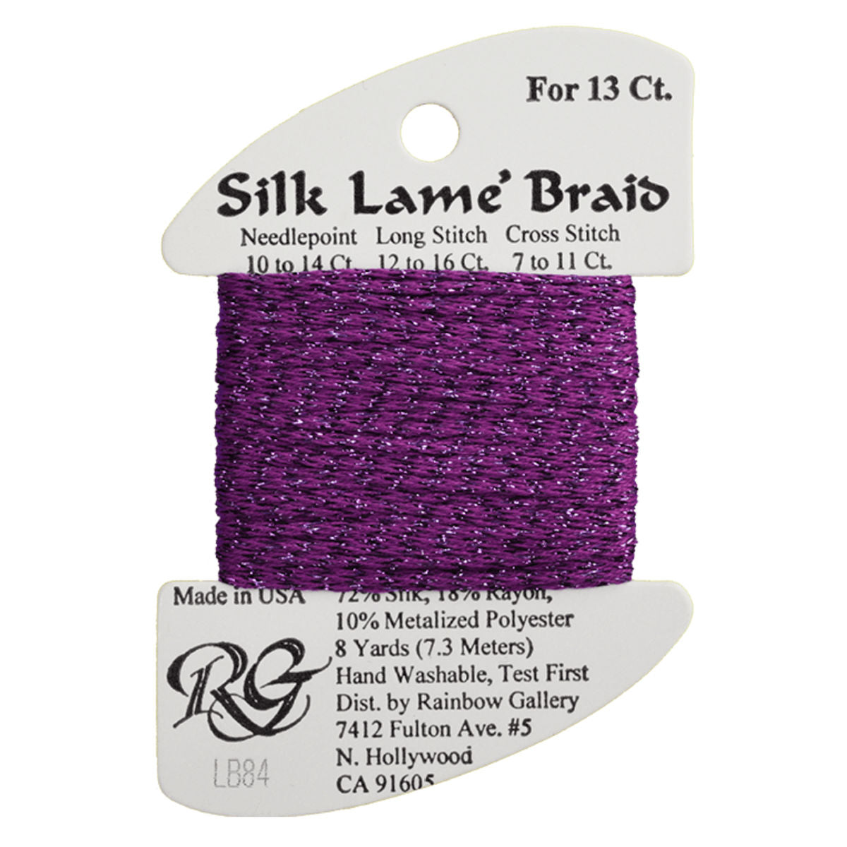Silk Lame 13 - LB84 Dark Orchid