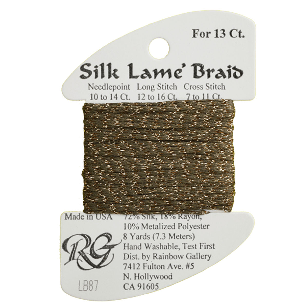 Silk Lame 13 - LB87 Bark