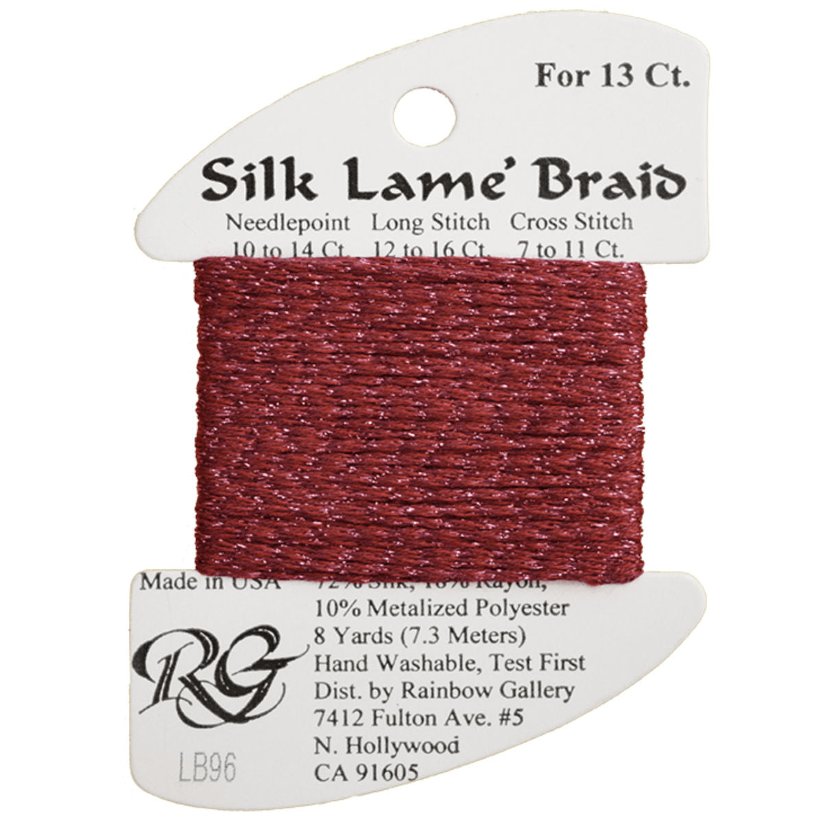 Silk Lame 13 - LB96 Cranberry