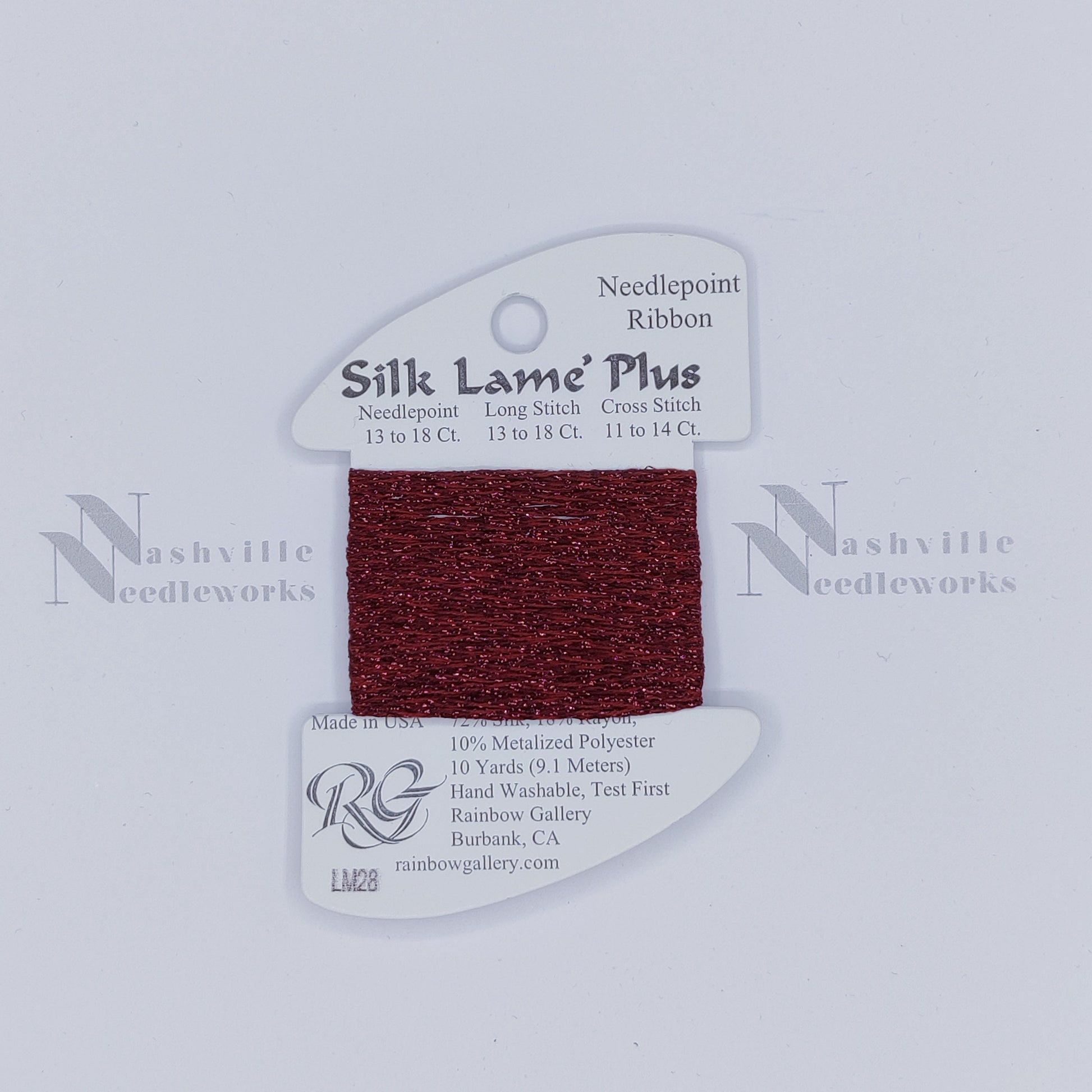 Silk Lame Plus LM28 Burgundy