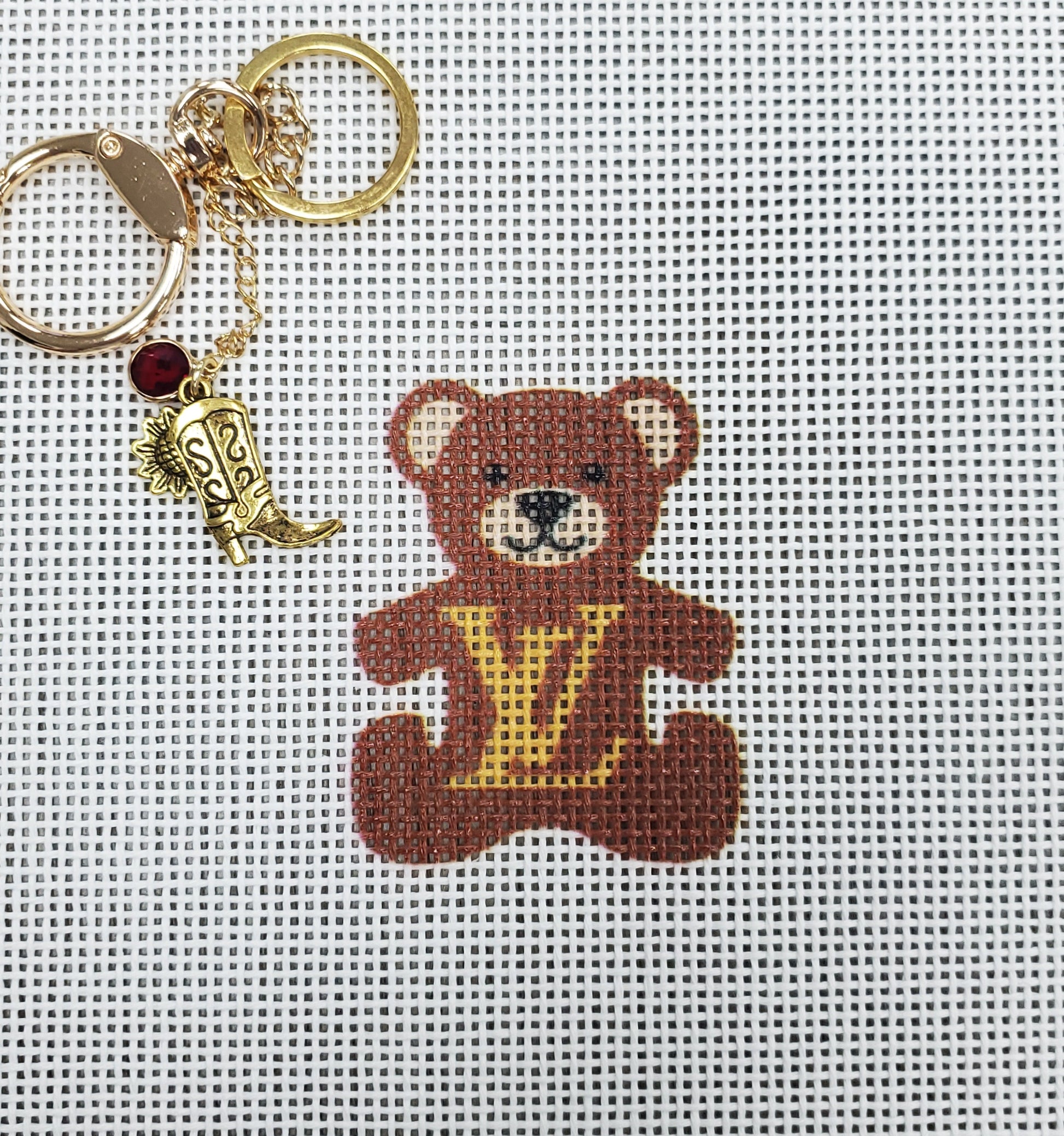 Alice Peterson TF-2 Bear Bag Tag - Louis Vuitton - Brown Canvas and bag attachment set.& Attachments vary.