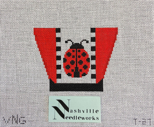 Vallerie Needlepoint Gallery T-27 
Lady Bug Tote VNG