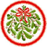 CanvasWorks Mistletoe Kissing Ball 
CO-35B