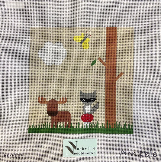 CBK Ann Kelle AK-PL09 Moose & Raccoon