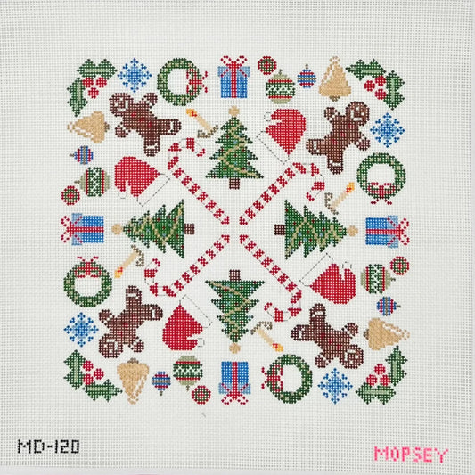 MopseyDesigns ChristmasMandala MD-120 13mesh