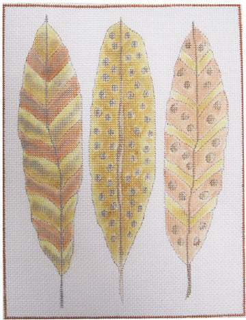 A Feather Study - Gold NH-102B  (TS)