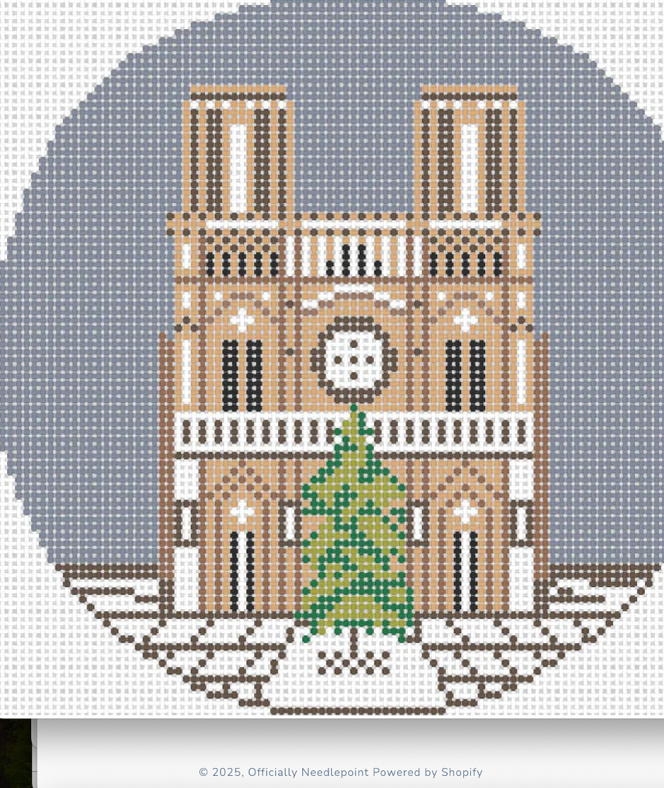 Officially Needlepoint Notre Dame Paris - The Cathedrals of the World ND515