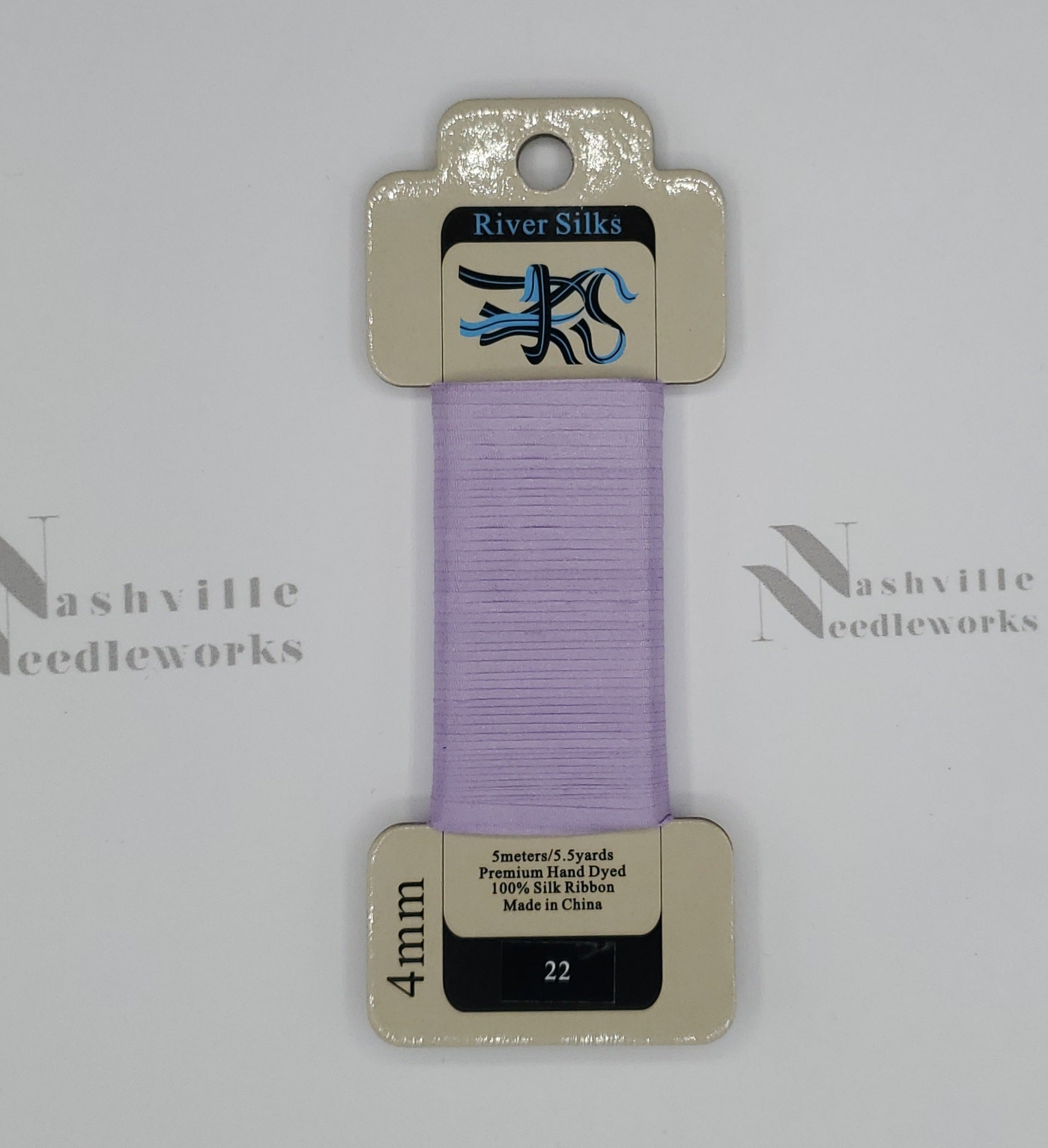 Orchid Petal Silk Ribbon - 22
