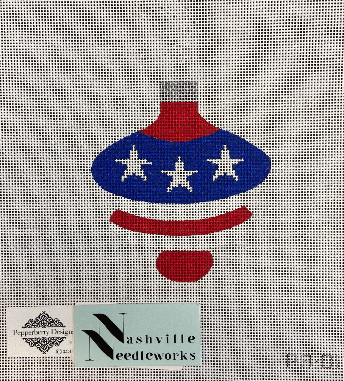 Pepperberry Designs Patriotic Spindle Ornament PA-01