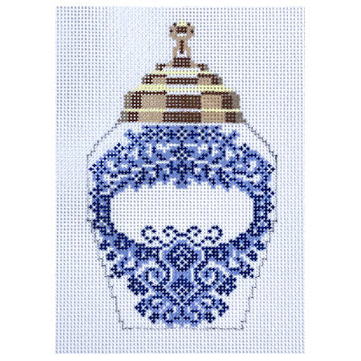 Delft Blue/White Tabacco Jar