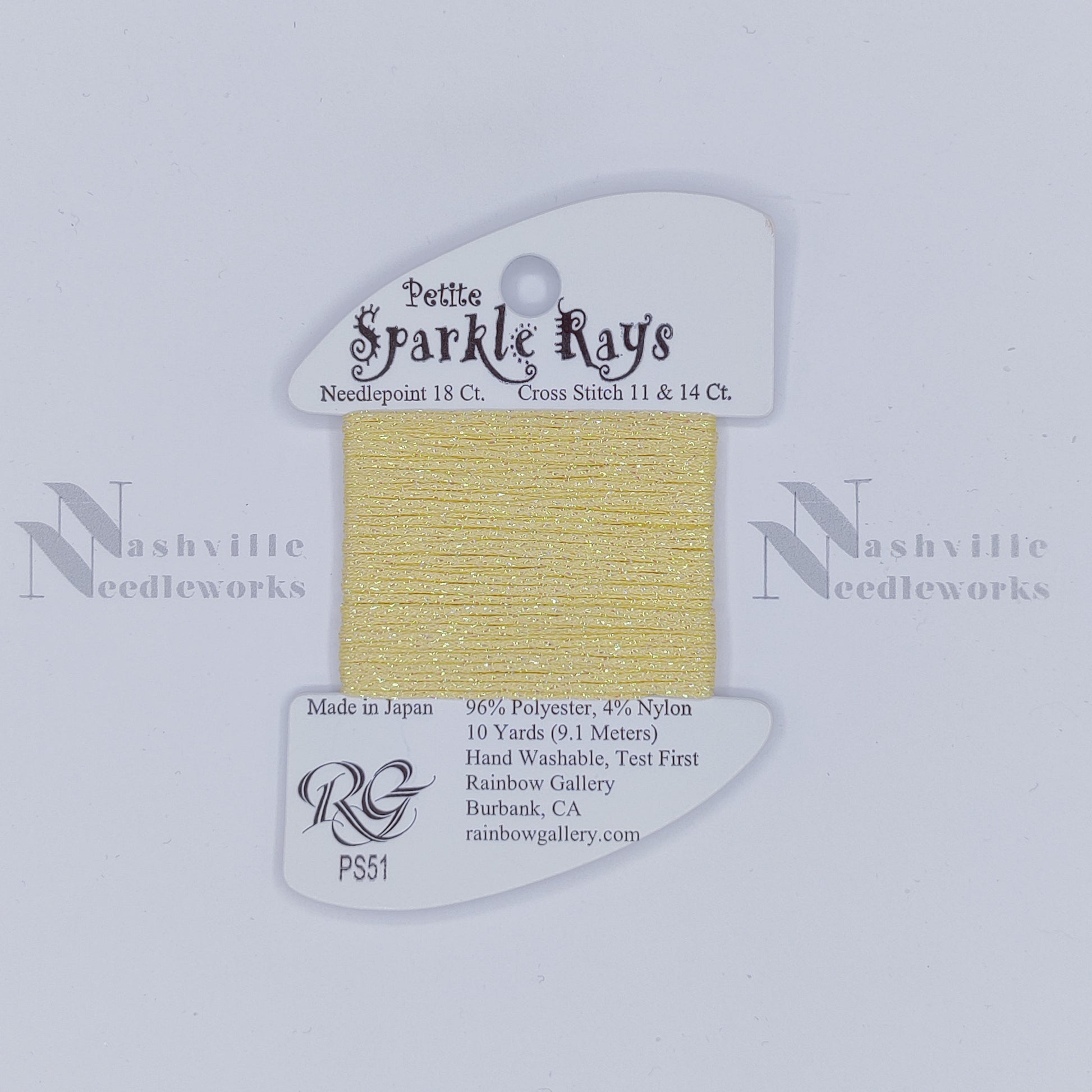 Petite Sparkle Rays - PS51 Lt Yellow