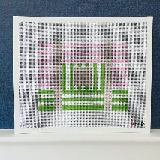 MULTI STRIPE TOTE (BLOSSOM STEM) (TS)