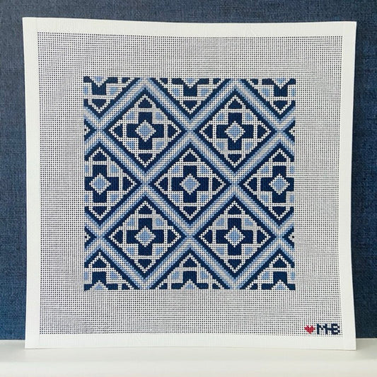 MEDALLION TILE 8X8 (BLUES) (TS)